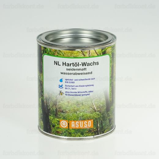 Asuso NL Hart�lwachs farblos sdm.  0.75 ltr -wasserfest-