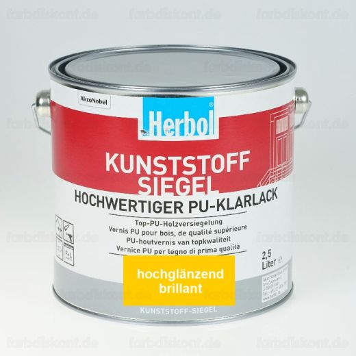 Herbol Kunststoffsiegel hochgl�nzend  2,5 Liter