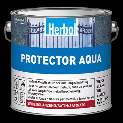 Herbol Protector Aqua Metallschutz   2,5 Liter wei�
