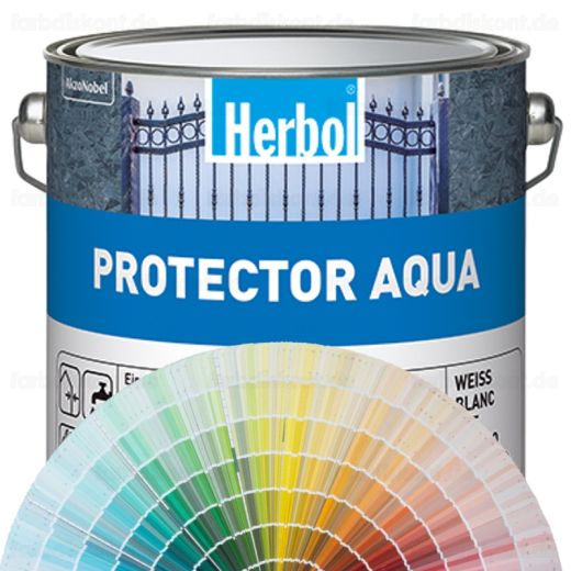 Herbol Protector Aqua Metallschutz   2,5 Liter T�nung nach RAL