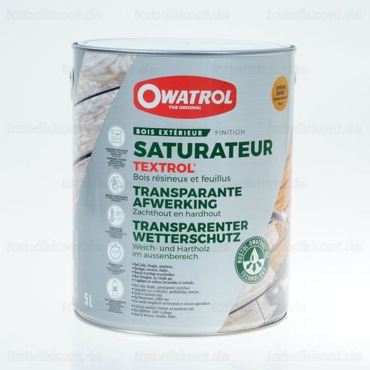 Owatrol Textrol Holz�l 5ltr Eiche Rustikal (rustic oak)
