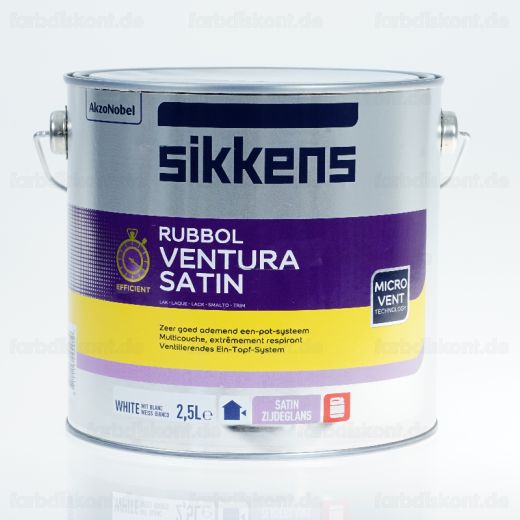 Sikkens Rubbol Ventura Satin 2,5 ltr wei�