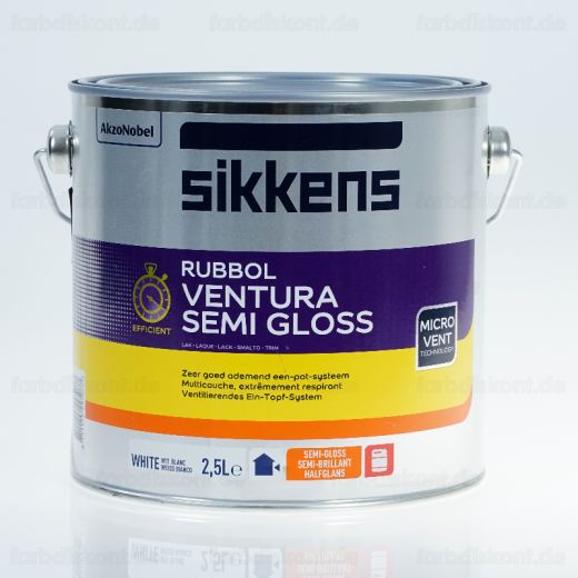 Sikkens Rubbol Ventura Semigloss 2,5 ltr wei�