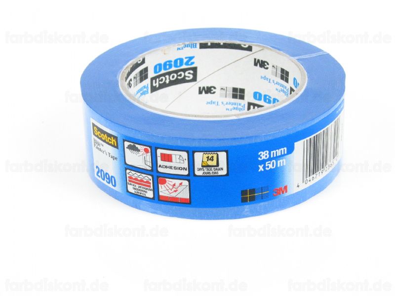3M Langzeit Malerabdeckband SCOTCH 2090 Breite 36mm BLAU