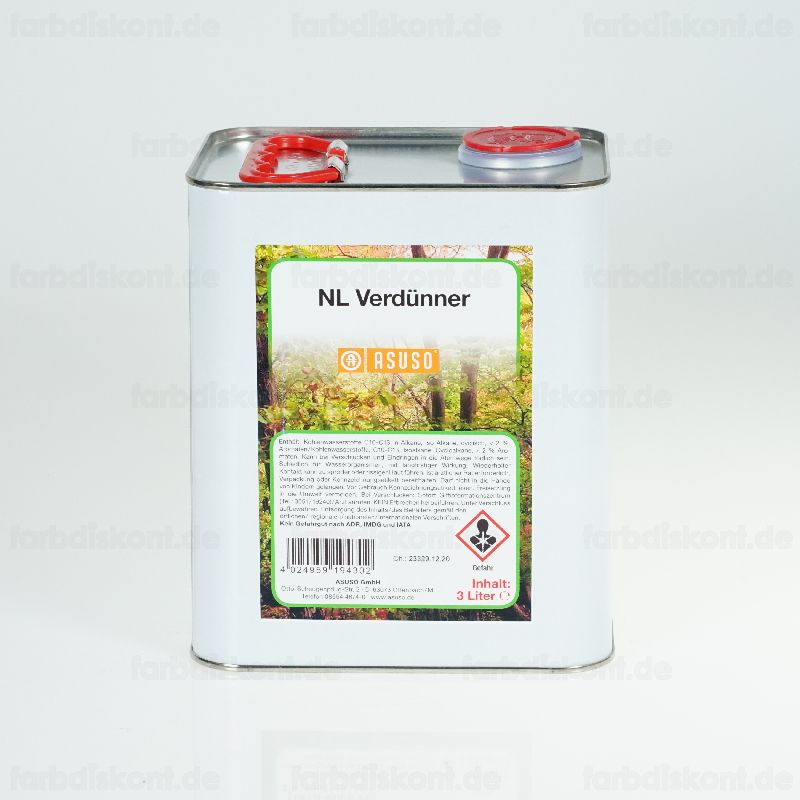 Asuso NL Verd�nner f�r alle NL �le und Wachse 3 ltr