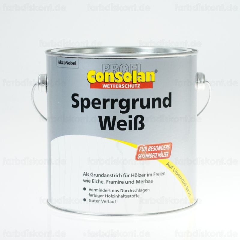 Consolan Sperrgrund weiss  2,5 ltr