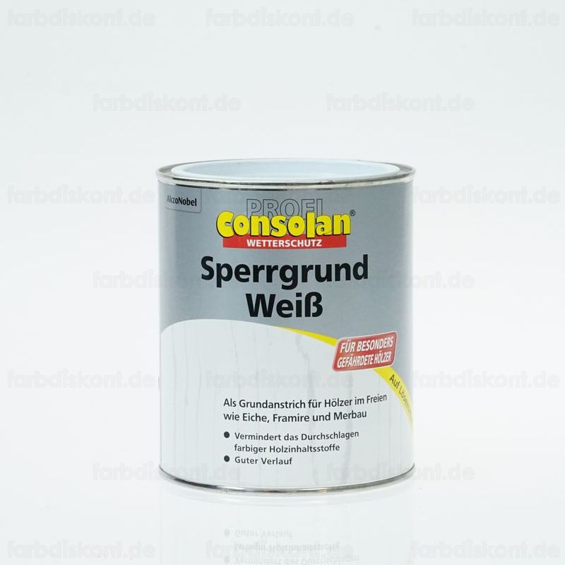 Consolan Sperrgrund weiss 0,75 ltr