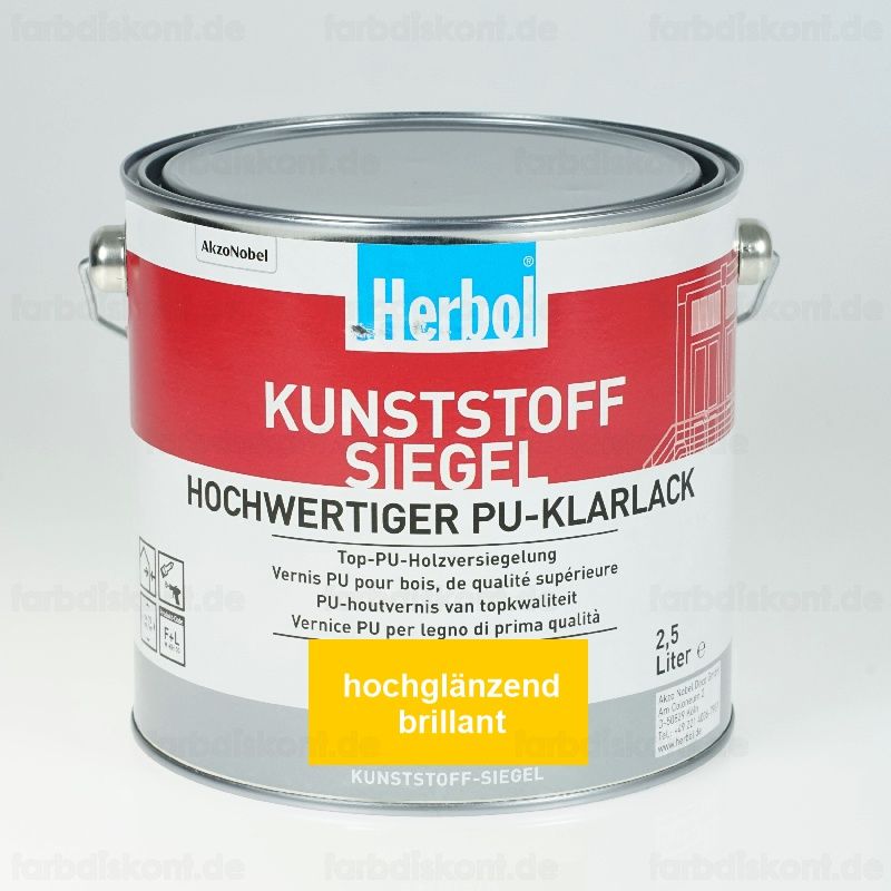 Herbol Kunststoffsiegel hochgl�nzend  2,5 Liter