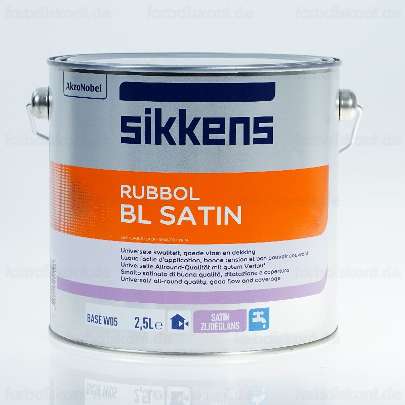 Sikkens Rubbol BL Satin weiss 2,5 ltr