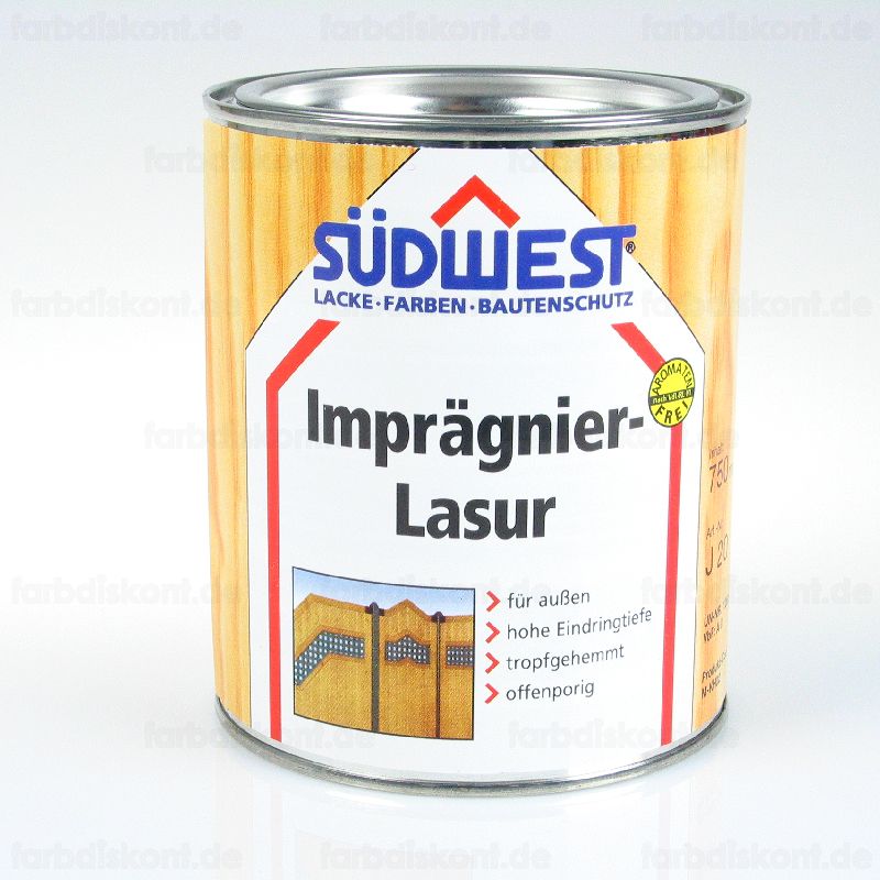 S�dwest Impr�gnierlasur 0.75 ltr -Alle T�ne-