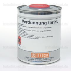 Asuso NL Verdünner für alle NL Öle und Wachse 0.75 ltr