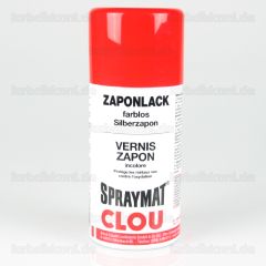Clou Zaponlack-Spray Metallfirnis Silberzapon farblos 300 ml