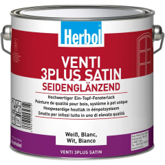 Herbol Venti 3Plus Satin 1 Liter RAL9016