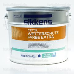 Sikkens Cetol Wetterschutzfarbe Extra weiss 10 ltr