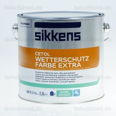 Sikkens Cetol Wetterschutzfarbe Extra weiss 2,5 ltr