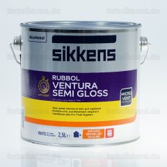 Sikkens Rubbol Ventura Semigloss 2,5 ltr wei